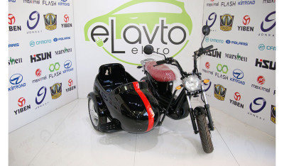 Arabalı elektrik motosiklet “Barbie-3” (üçyerli)