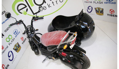 Электро-мотоцикл с коляской “Barbie-3” (трехместный)