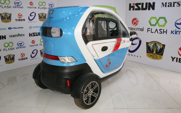 Tricycle electric TRANSİT (with cab-two-seat)